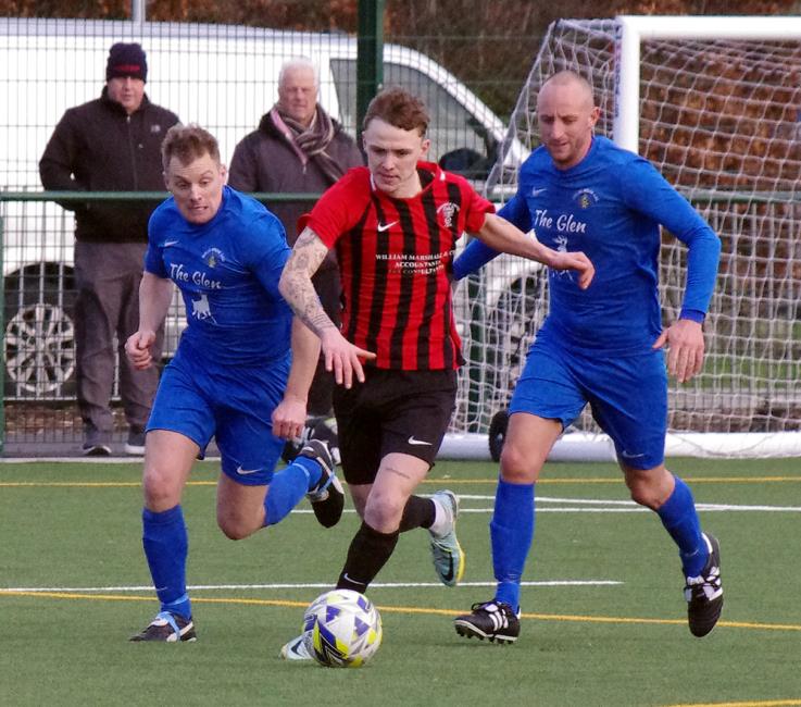 Will Haworth slotted home the third for Goodwick at Kilgetty